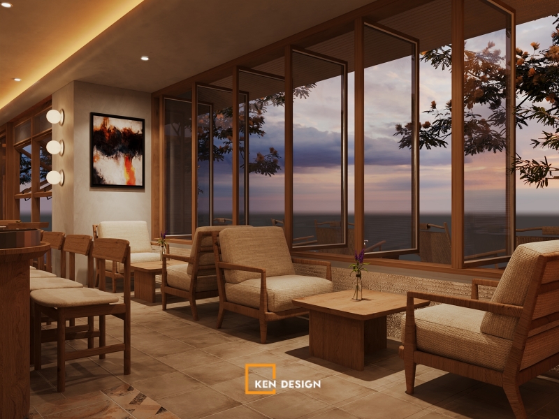 Thiết kế quán VCV Coffee tại Thái Nguyên